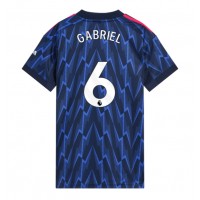 Camisa de Futebol Arsenal Gabriel Magalhaes #6 Equipamento Secundário Mulheres 2025-26 Manga Curta Camisa de Futebol Arsenal Gabriel Magalhaes #6 Equipamento Secundário Mulheres 2025-26 Manga Curta